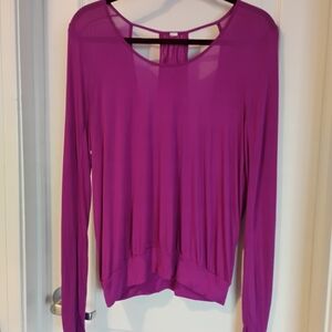 Vibrant Purple Long Sleeve Top
